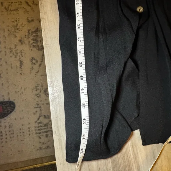 Reformation Charcoal Button-Up Dress - Picture 8 of 9